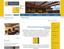 Tablet Screenshot of interwall.pe